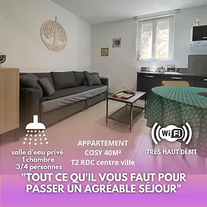  Appartement Fenix T2 40 M2 Cosy Rdc Plein Centre France